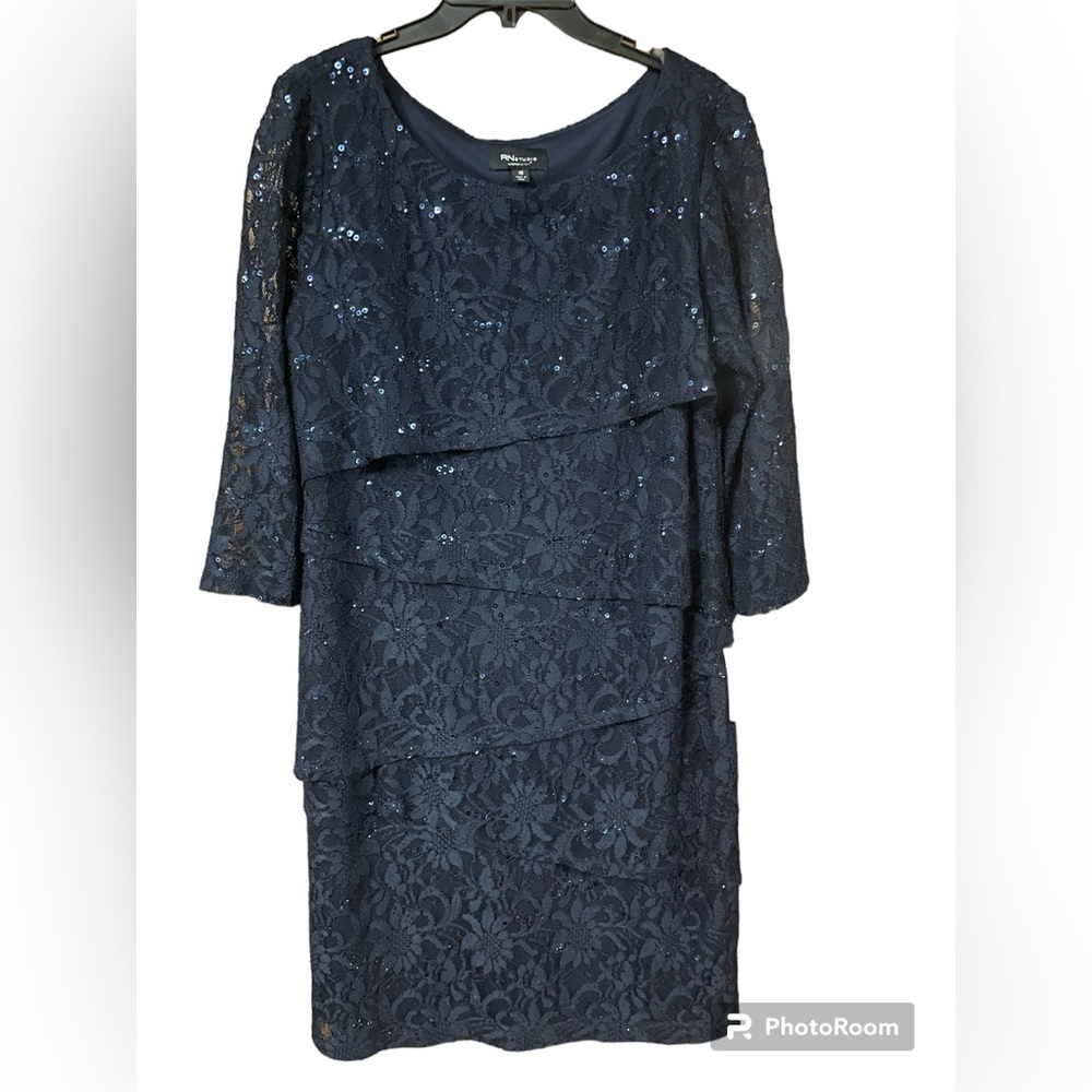 RN Studio by Ronni Nicole NWT Navy Dress Size 16